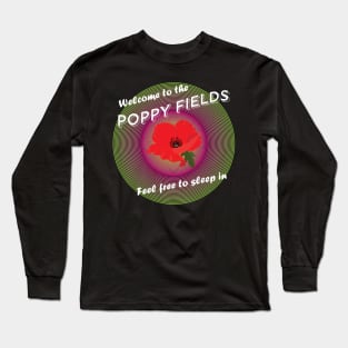 Poppy Fields Long Sleeve T-Shirt